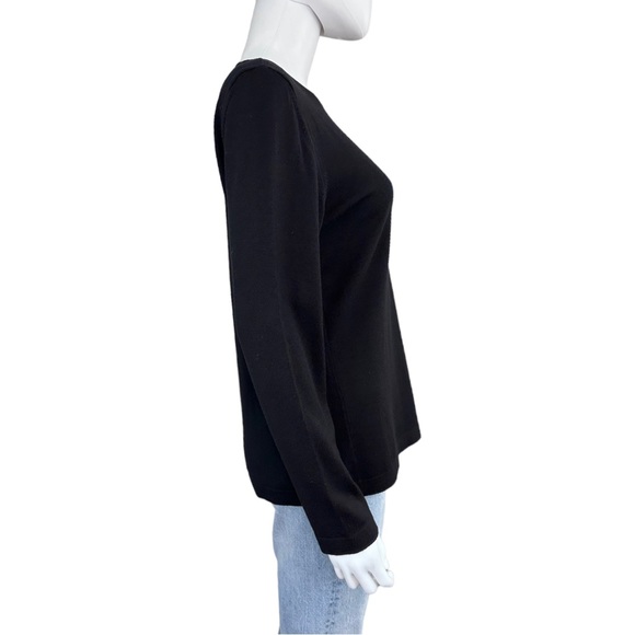 ESCADA Black 100% Virgin Wool Sweater - Picture 3 of 7